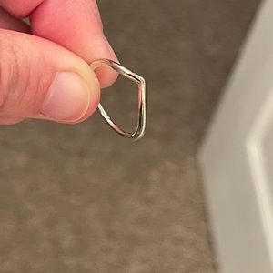 Pandora Polished Wishbone Ring